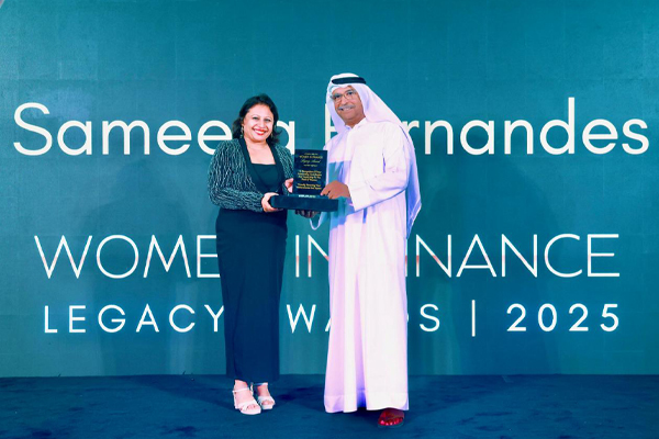A Trailblazer in Finance: Sameera Fernandes Recognized with the Women in Finance Legacy Award!